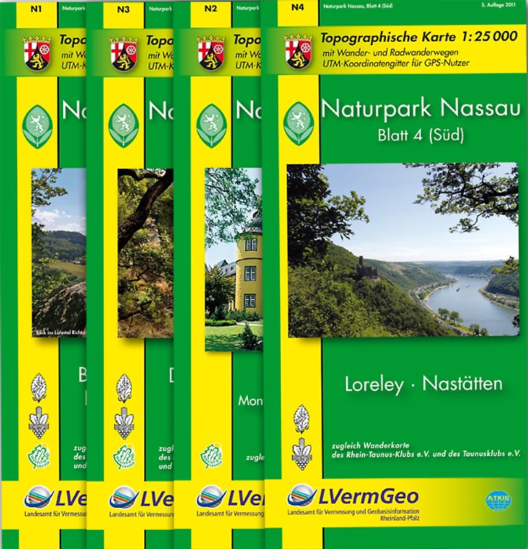 Naturpark Nassau /Lahnstein, Bad Ems, Braubach, Höhr-Grenzhausen, Montabaur, Ransbach-Baumbach, Wallmerod, Wirges, Nassau, Loreley, Nastätten, Diez, Katzenelnbogen (WR)