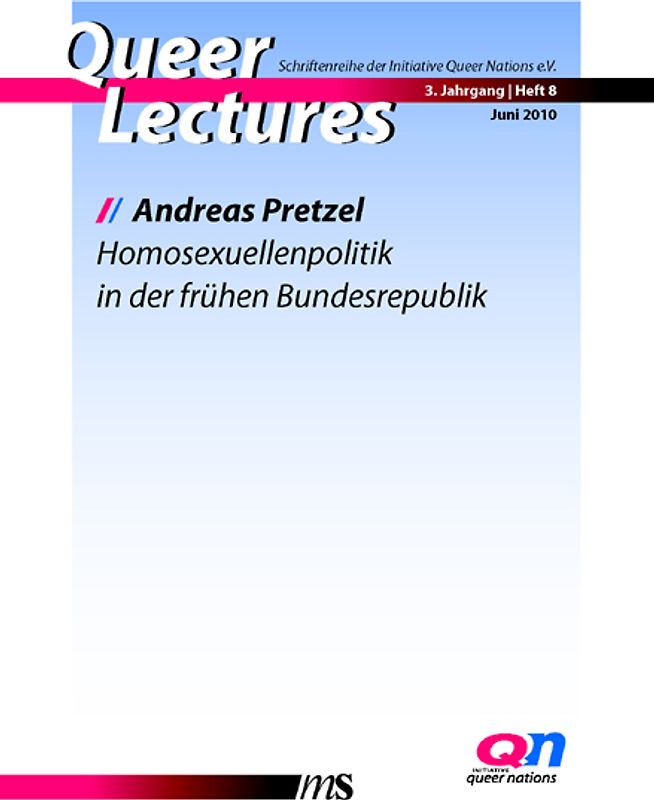Homosexuellenpolitik in der frühen Bundesrepublik