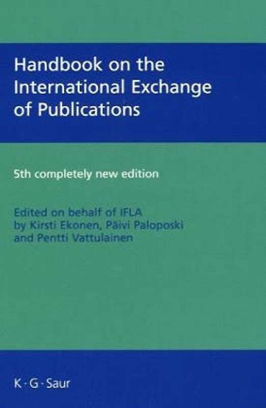 Handbook on the International Exchange of Publications