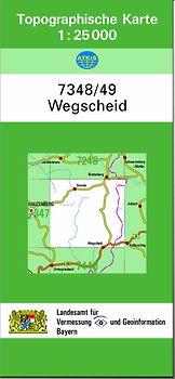 TK25 7348/49 Wegscheid