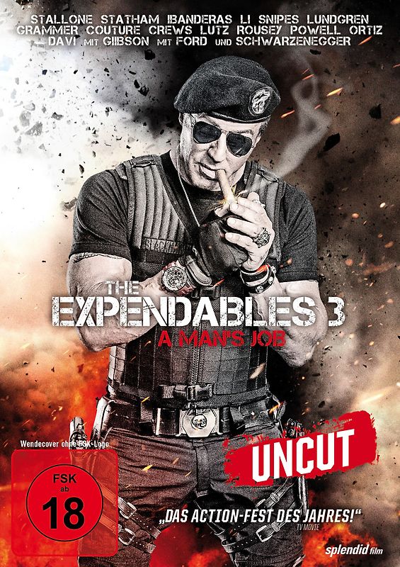 The Expendables 3 - A Man's Job [Uncut] DVD