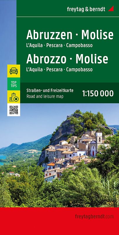 freytag & berndt Straßenkarte Abruzzen - Molise 1:150.000
