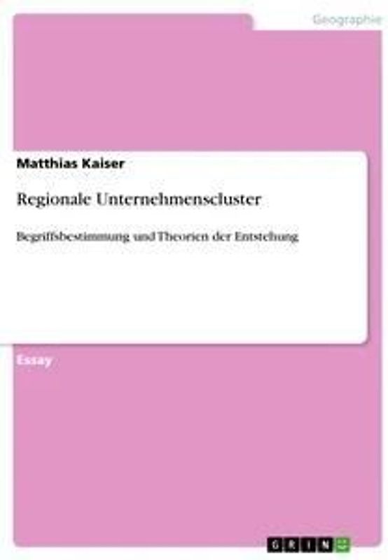 Regionale Unternehmenscluster