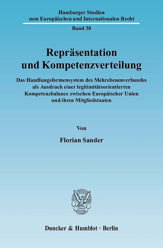 Repräsentation und Kompetenzverteilung.