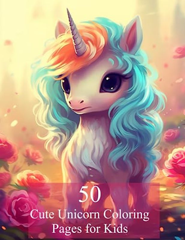 50 Cute Unicorn Coloring Pages for Kids