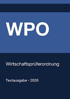WPO - Wirtschaftsprüferordnung (Deutschland) 2026