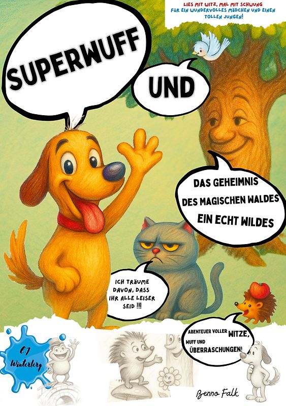 Superwuff und das Geheimnis des Magischen Waldes Ein echt wildes Abenteuer voller Witze, Wuff und Überraschungen!