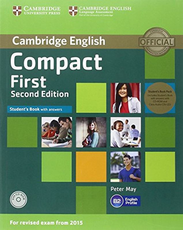 Compact First Student's Book Pack (Student's Book with Answers and Class Audio CDs(2)) [With CDROM] - May, Peter