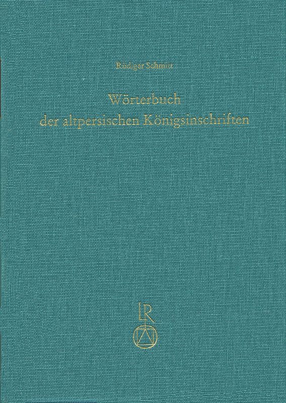 Wörterbuch der altpersischen Königsinschriften
