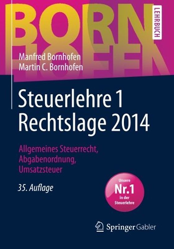 Steuerlehre 1 Rechtslage 2014