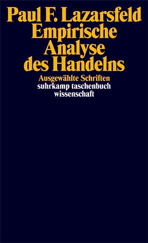 Empirische Analyse des Handelns