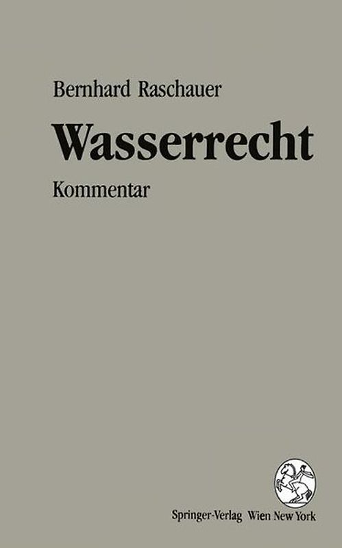 Kommentar zum Wasserrecht