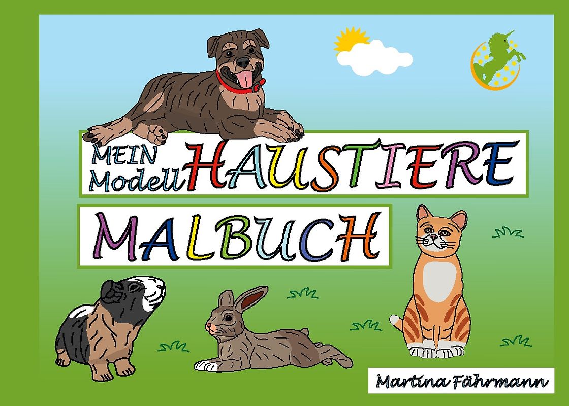 Mein Modell-Haustiere Malbuch