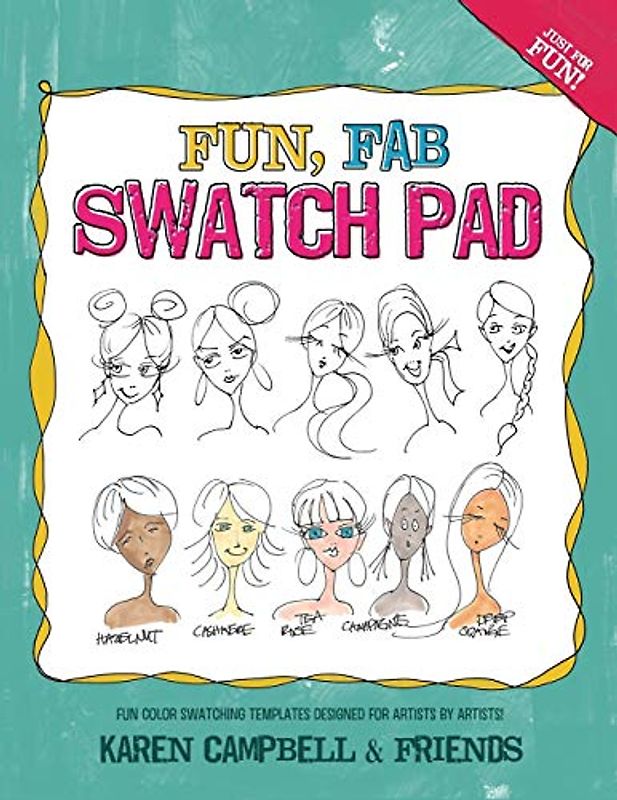 Fun Fab Swatch Pad: Fun color swatching templates designed for artists by artists! (Fun Fab Drawing Series, Band 4)