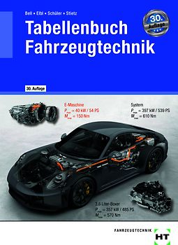 Tabellenbuch Fahrzeugtechnik