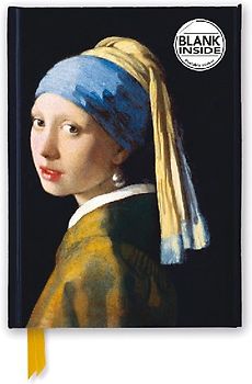 Johannes Vermeer: Girl with a Pearl Earring (Foiled Blank Journal)