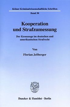 Kooperation und Strafzumessung.