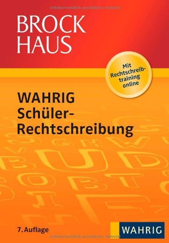 Brockhaus WAHRIG - Schüler Rechtschreibung