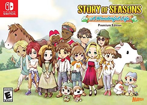 Story of Seasons: A Wonderful Life [Premium Edition, US Edition] Nintendo Switch