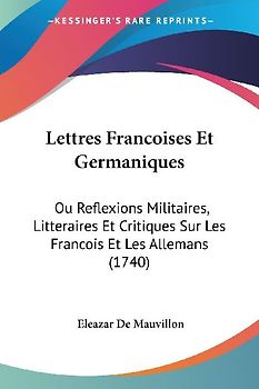 Lettres Francoises Et Germaniques