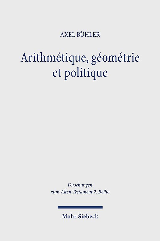 Arithmétique, géométrie et politique