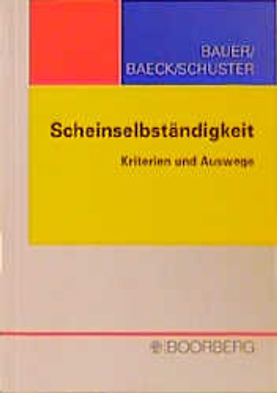 Scheinselbständigkeit