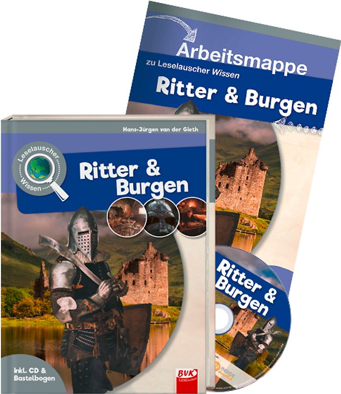 Set: Leselauscher Wissen: Ritter und Burgen (inkl. CD)