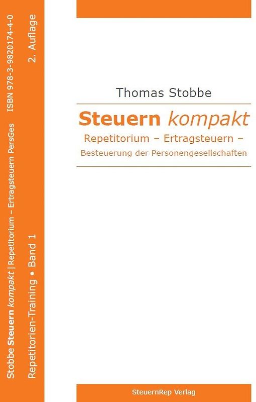 Steuern kompakt Repetitorium – Ertragsteuern – Besteuerung der Personengesellschaften, 2. Auflage, 2021