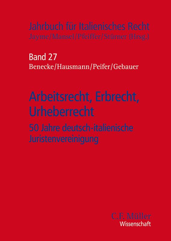 Arbeitsrecht, Erbrecht, Urheberrecht