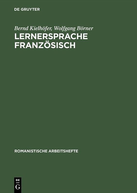 Lernersprache Französisch