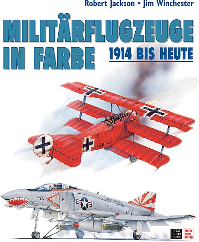Militärflugzeuge in Farbe