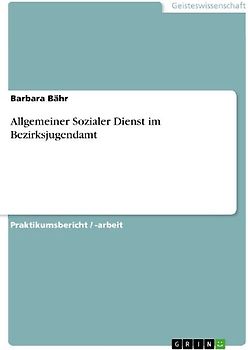 Allgemeiner Sozialer Dienst im Bezirksjugendamt