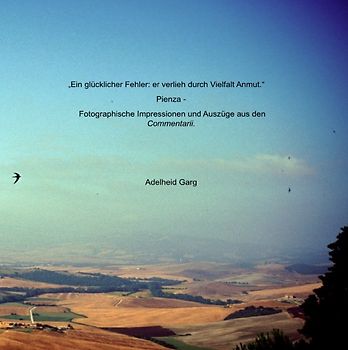 "Ein glücklicher Fehler: er verlieh durch Vielfalt Anmut." Pienza - Fotographische Impressionen und Auszüge aus den "Commentarii"