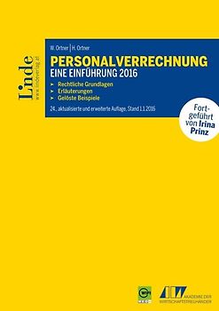 Personalverrechnung: eine Einführung 2016