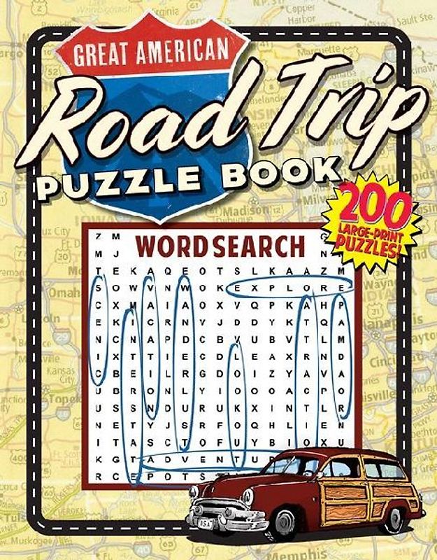 Great American Road Trip Puzzle Book