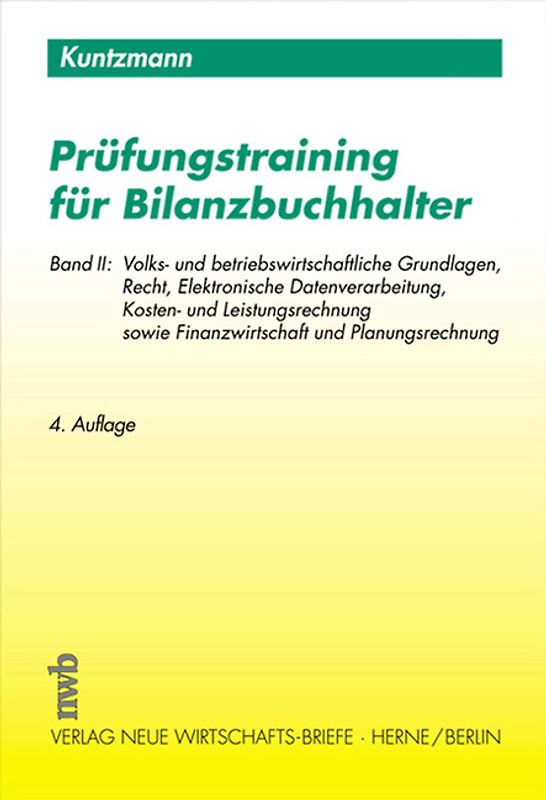 Prüfungstraining für Bilanzbuchhalter