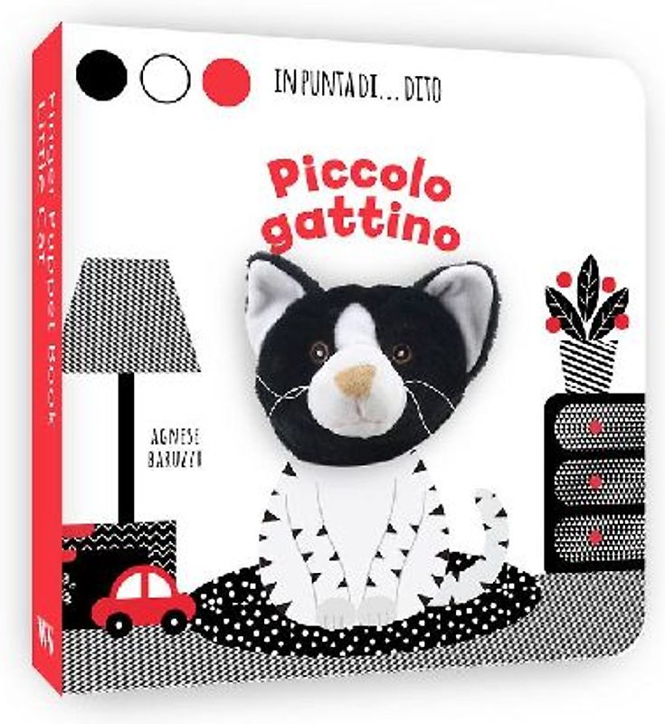 Piccolo gattino. In punta di dito