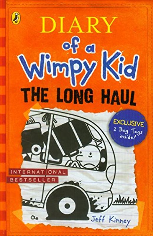 Diary of a Wimpy Kid 09: THE LONG HAUL / EXCLUSIVE 2Bag Tags inside / INTERNATIONAL BESTSELLER (Diary of a Wimpy Kid 9) - Kinney, Jeff