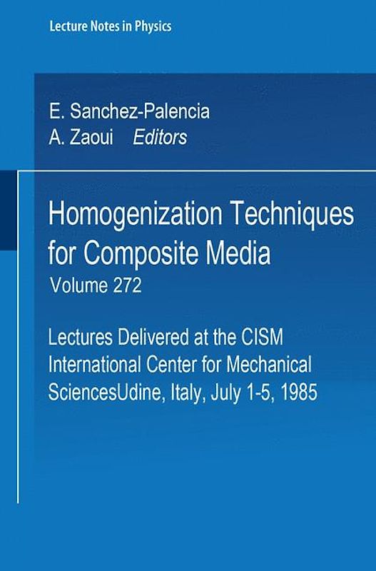 Homogenization Techniques for Composite Media