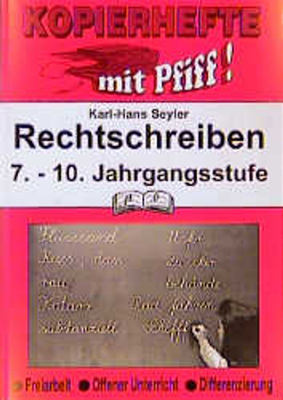Rechtschreiben 7.-10. Jahrgangsstufe