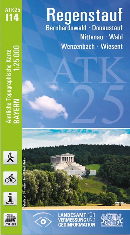 ATK25-I14 Regenstauf (Amtliche Topographische Karte 1:25000)