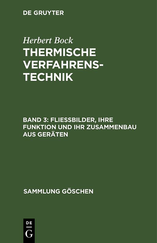 Thermische Verfahrenstechnik, Band III