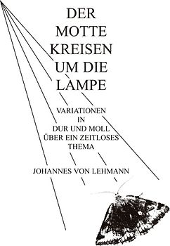 Der Motte Kreisen um die Lampe