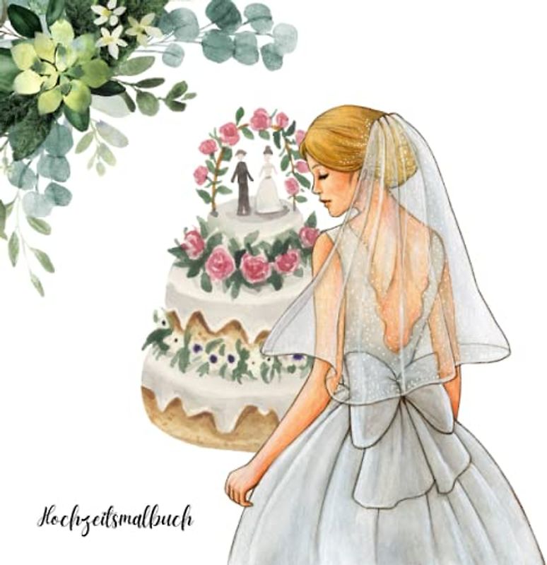 Hochzeitsmalbuch: Kreative Beschäftigungsidee für Kinder auf der Hochzeit mit Mandalas, Fotoaufträgen, Rätseln und mehr