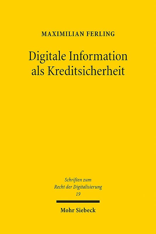 Digitale Information als Kreditsicherheit