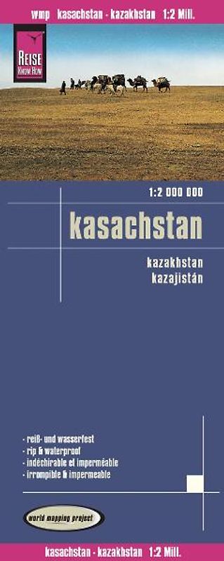 Reise Know-How Landkarte Kasachstan (1:2.000.000)