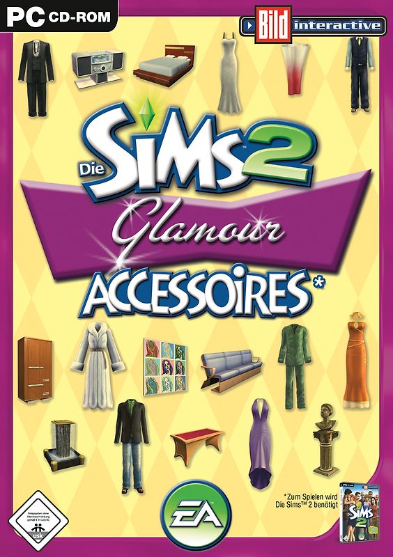 Die Sims 2: Glamour - Accessoires [AddOn] PC Spiele