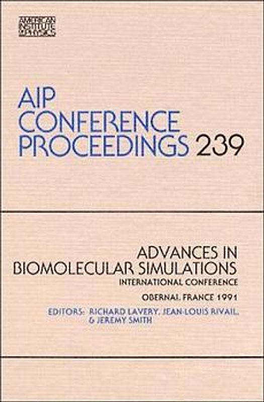 Advances in Biomolecular Simulations