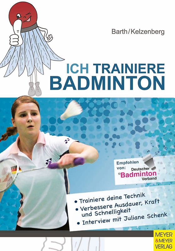 Ich trainiere Badminton