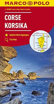 MARCO POLO Regionalkarte Korsika 1:150.000